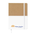 Journal Cork Paper Notebook, vit