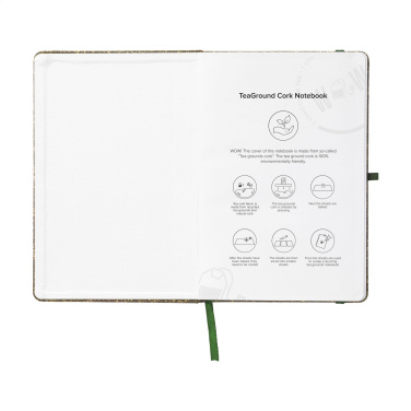 Logotrade presentreklam bild: TeGround Cork Paper Notebook A5