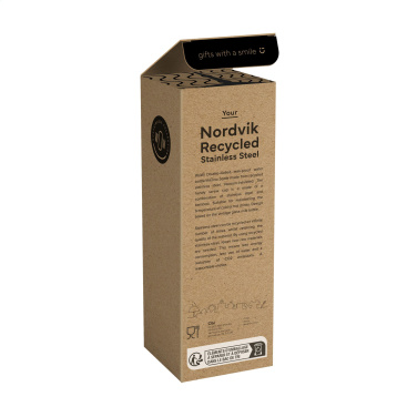 Logotrade profilprodukter bild: Nordvik RCS Recycled Steel 500 ml dricksflaska