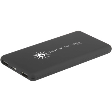 Logotrade reklamprodukter bild: SCX.design P30 light-up 8000 mAh soldriven powerbank