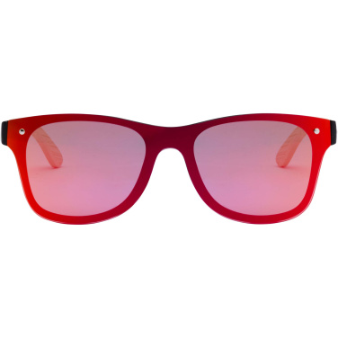 Logotrade presentreklam bild: Tan solglasögon med skalmar av bambu