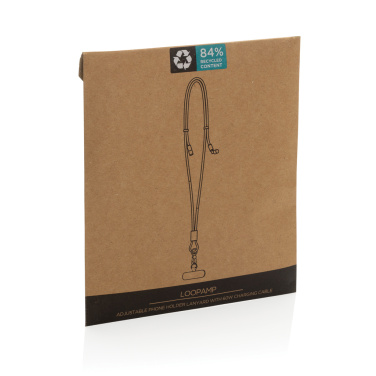 Logotrade profilreklam bild: LoopAmp RCS RPET justerbar telefonkabel med 60 W kabel