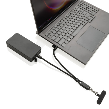 Logotrade profilreklam bild: LoopAmp RCS RPET handledsrem för telefon med 60 W kabel