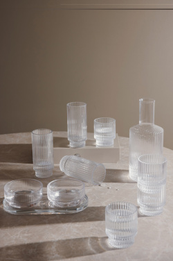 Logotrade presentreklam bild: VINGA York tumbler glas, 4-pack