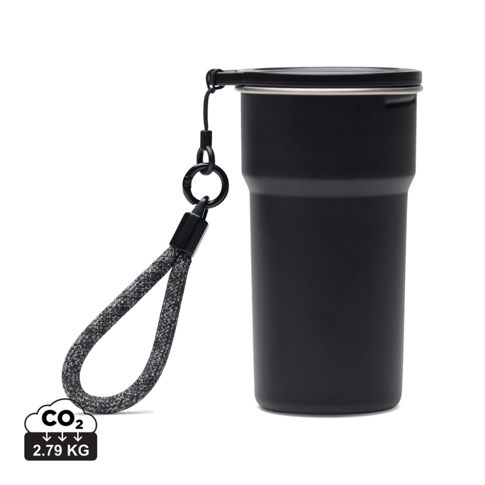 Logotrade reklamprodukter bild: VINGA Parks RCS återvunnet stål mugg, 4 st, 250 ML