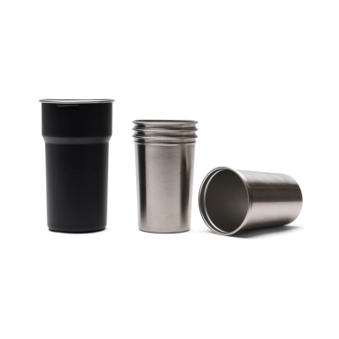 Logotrade reklamprodukter bild: VINGA Parks RCS återvunnet stål mugg, 4 st, 250 ML