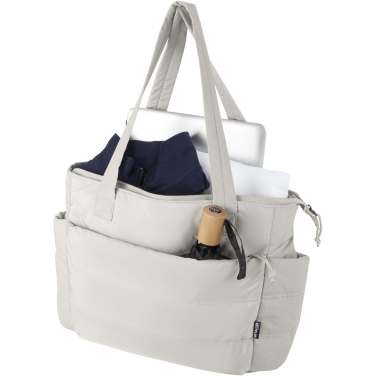 Logotrade profilreklam bild: Puffer 15,6" laptoptote av återvunnen GRS, 18 l