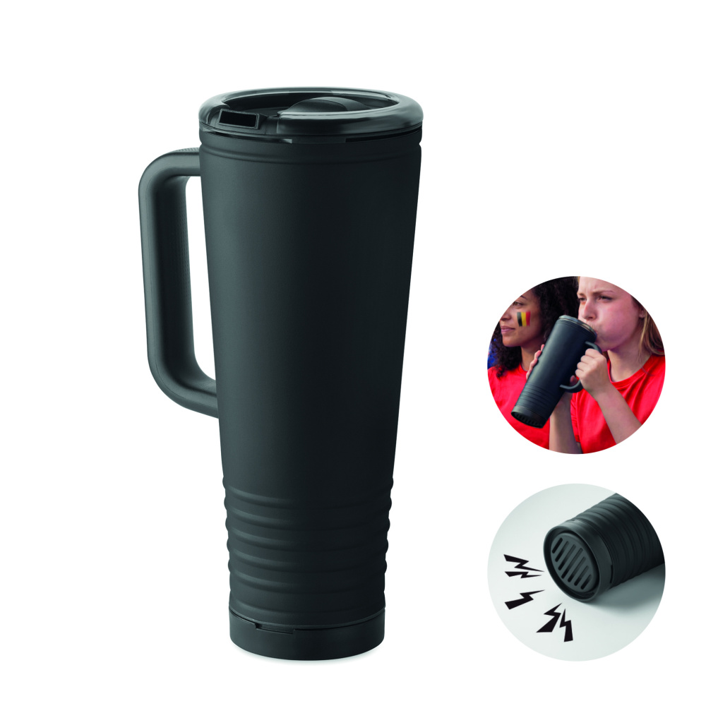 Logotrade profilreklam bild: Howler Cup w handle 700ml