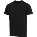 Balfour kortärmad v-ringad unisex-T-shirt, Svart