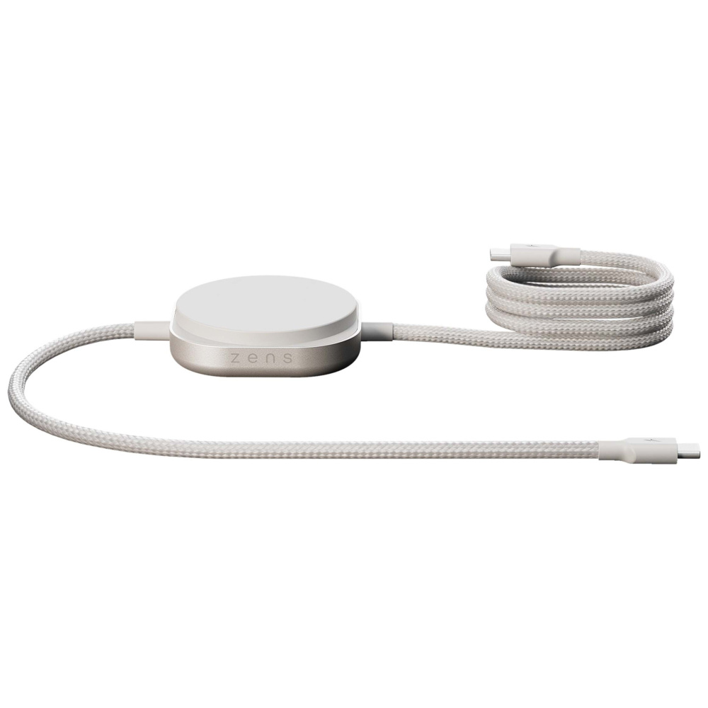Logotrade profilprodukter bild: Zens Pro 2 240 W USB-C 2-i-1-laddningskabel