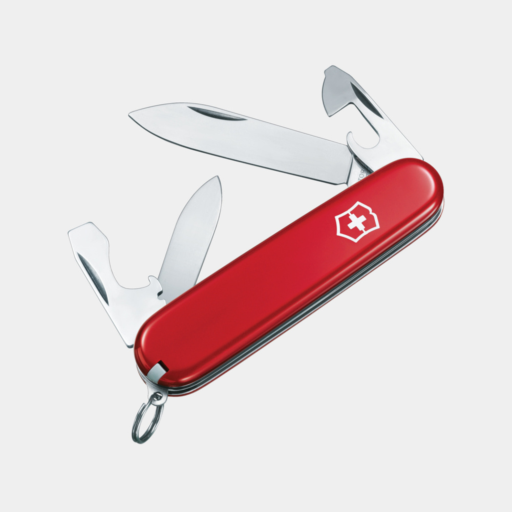 Logotrade kampanjprodukter bild: VICTORINOX fickkniv Swiss Army Recruit 10 funktioner