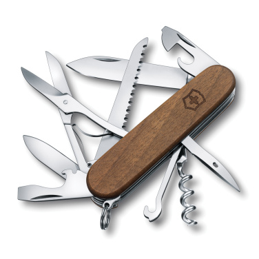 Logotrade reklamprodukter bild: VICTORINOX Huntsman Wood Fickkniv 13 funktioner