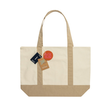 Logotrade reklamprodukter bild: SHOP LOCAL AWARE™ återvunnen bomull 350 gsm Toteväska
