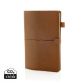 Daily Notes Binder 3-i-1 refill PU anteckningsbok, brun