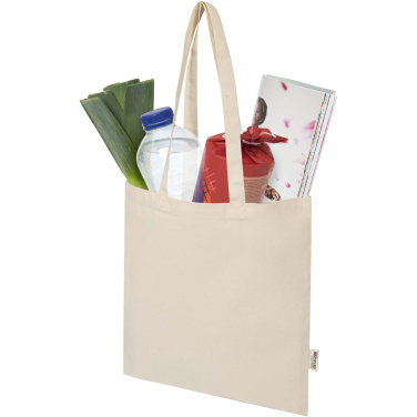 Logotrade kampanjprodukter bild: Madras Blend 140 g/m² tygväska av GRS-certifierad återvunnen bomull 7L