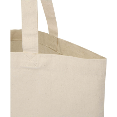 Logotrade profilreklam bild: Madras Blend 140 g/m² tygväska av GRS-certifierad återvunnen bomull 7L