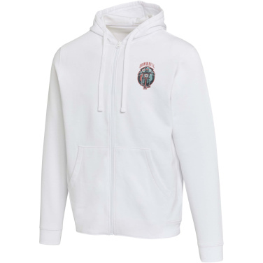 Logotrade kampanjprodukter bild: Jasper 280 g/m² unisex-huvtröja av återvunnet ekologiskt OCS-material