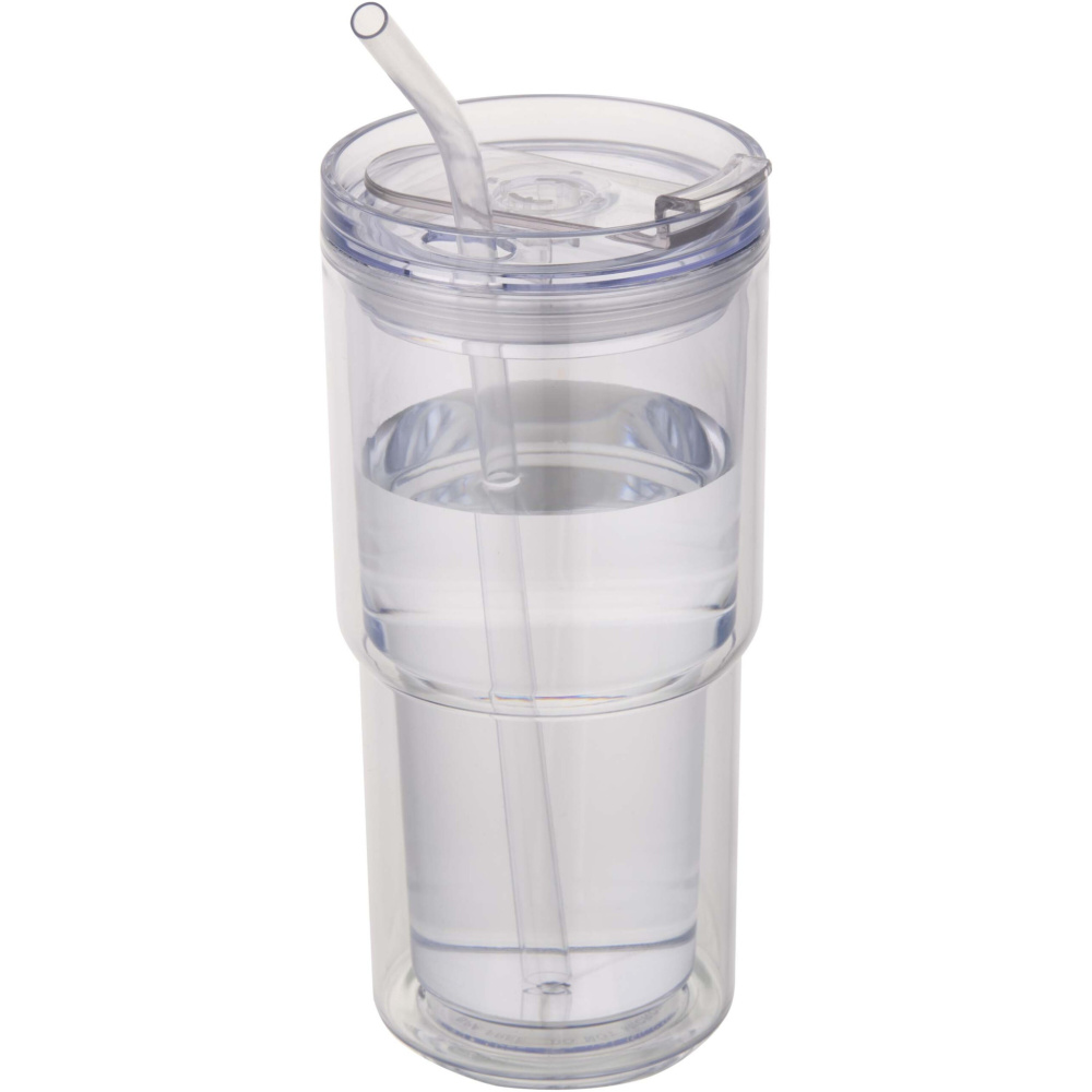 Logotrade profilreklam bild: Archer 480 ml plastmugg med dubbla väggar