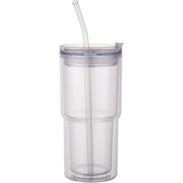 Logotrade kampanjprodukter bild: Archer 480 ml plastmugg med dubbla väggar
