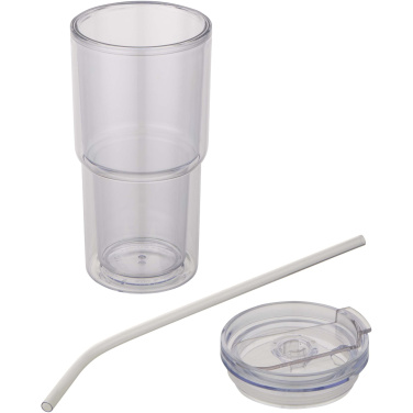 Logotrade presentreklam bild: Archer 480 ml plastmugg med dubbla väggar